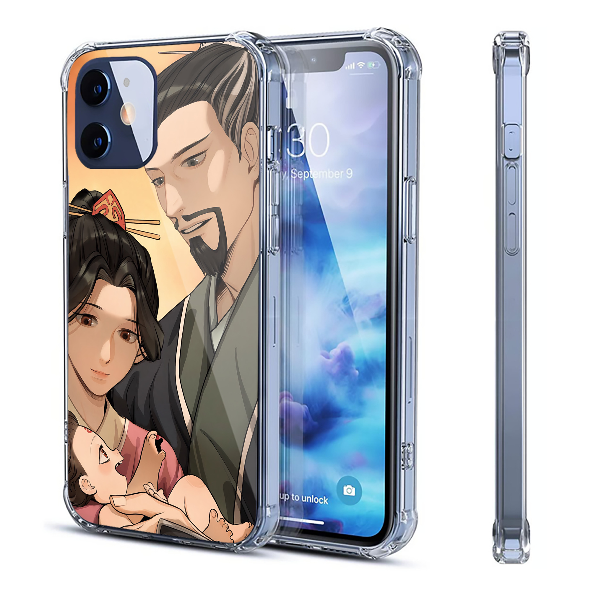 （画像用） Ne Zha 2 ナタ 魔童の大暴れ 【iPhone 12シリーズ対応】透明スマホケース（クリアソフトケース）